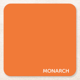 Oranje monboogvlinder kartonnen onderzetters