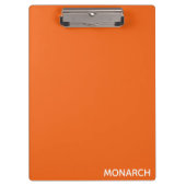 Oranje monboogvlinder klembord (Voorkant)