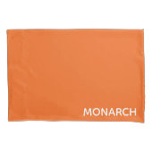 Oranje monboogvlinder kussensloop (Voorkant)