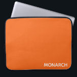 Oranje monboogvlinder laptop sleeve<br><div class="desc">Oranje monboogvlinder</div>