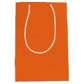 Oranje monboogvlinder medium cadeauzakje (Voorkant)