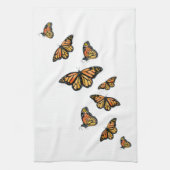 Oranje monboogvlinder natuur in het wild theedoek (Verticaal)