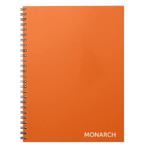 Oranje monboogvlinder notitieboek