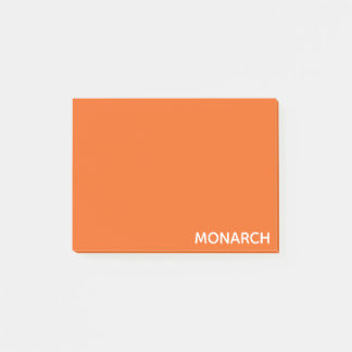 Oranje monboogvlinder post-it® notes