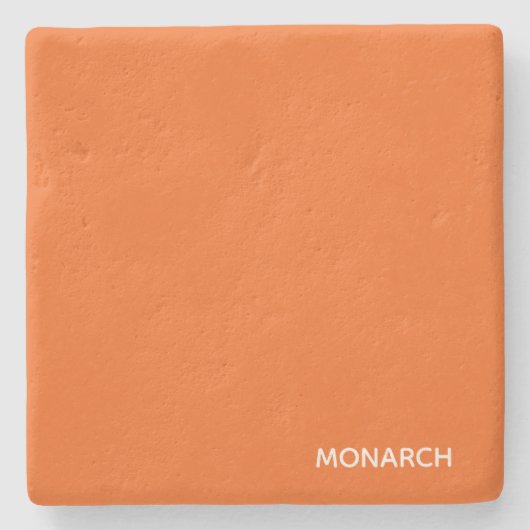 Oranje monboogvlinder stenen onderzetter (Voorkant)