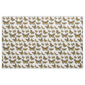 Oranje Monboogvlinder Stof (Fat Quarter)