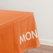 Oranje monboogvlinder tafelkleed (Voorbeeld)