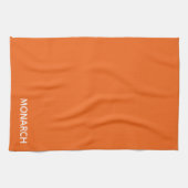 Oranje monboogvlinder theedoek (Horizontaal)