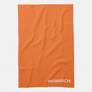 Oranje monboogvlinder theedoek