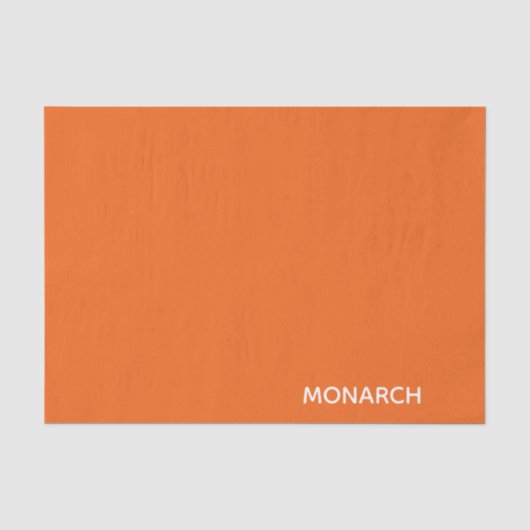 Oranje monboogvlinder tissuepapier (Voorkant)