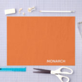 Oranje monboogvlinder tissuepapier (Craft)