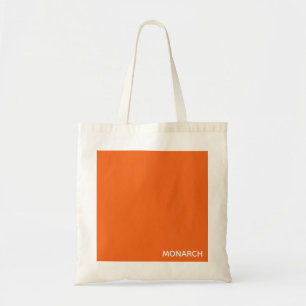 Oranje monboogvlinder tote bag