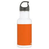 Oranje monboogvlinder waterfles  (Voorkant)