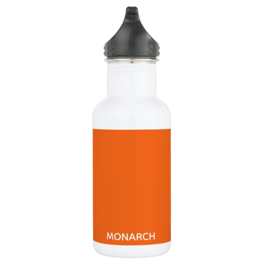 Oranje monboogvlinder waterfles  (Rechts)