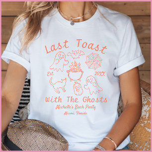 Oranje Monochroom Laatste Toast Summerween Bach-fe T-shirt