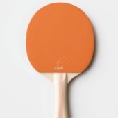 Oranje monogrammed Ping Pong Paddle Tafeltennisbatje