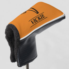 Oranje Monogrammed Putter Golf Head Hoesje Golfheadcover