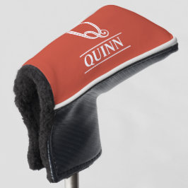 Oranje Monogrammed Putter Head Hoesje Golfheadcover