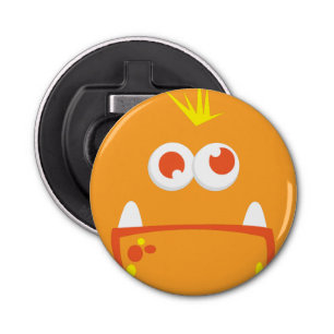 Oranje monster Face Bottle Open Button Flesopener