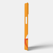 Oranje Monster Face iPad-draagtas Case-Mate iPhone Case (Achterkant / Rechts)