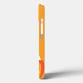 Oranje Monster Face iPad mini-draagtas Case-Mate iPhone Case (Achterkant / Links)