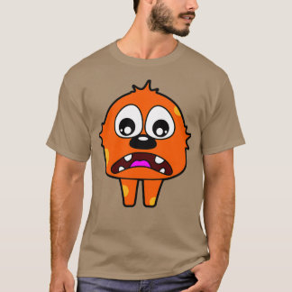 Oranje monster t-shirt