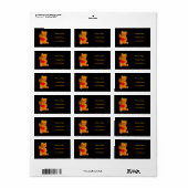 Oranje mooi Beer Etiket (Full Sheet)