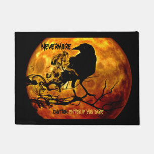 Oranje Moon Raven Crow Enter als je deurmat durft