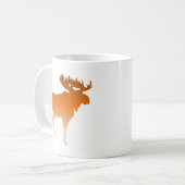 Oranje Moose Koffiemok (Voorkant links)