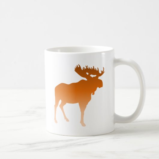 Oranje Moose Koffiemok (Rechts)