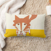 Oranje Mustard Yellow Monogram met gestyliseerde F Kussen (Deken)