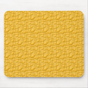 Oranje Muzieknoten Muismat