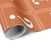 Oranje mysterie cadeaupapier (Rol Hoek)