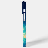 Oranje mystieke kattentuin Case-Mate iPhone case (Achterkant / Links)