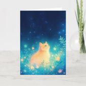 Oranje mystieke kattentuin kaart (Voorkant)