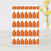 Oranje n' Cream Creamsicle Popsicle Notecards Kaart (Gele Bloem)