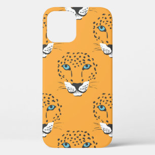 oranje naadloos patroon met luipaard Case-Mate iPhone case