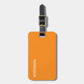Oranje naam Namaqua Bagagelabel (Voorkant verticaal)