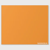 Oranje naam Namaqua Cadeaupapier (Vlak)
