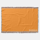 Oranje naam Namaqua Deken (Voorkant)