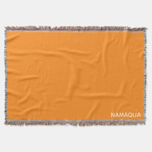 Oranje naam Namaqua Deken (Voorkant)