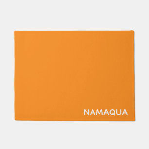 Oranje naam Namaqua Deurmat