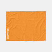 Oranje naam Namaqua Fleece Deken (Voorkant (Horizontaal))