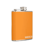 Oranje naam Namaqua Heupfles (Rechts)