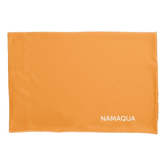 Oranje naam Namaqua Kussensloop (Voorkant)