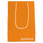 Oranje naam Namaqua Medium Cadeauzakje (Achterkant)