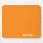 Oranje naam Namaqua Muismat (Voorkant)