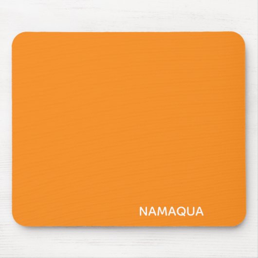 Oranje naam Namaqua Muismat (Voorkant)