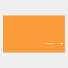 Oranje naam Namaqua