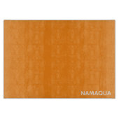 Oranje naam Namaqua Snijplank (Voorkant)